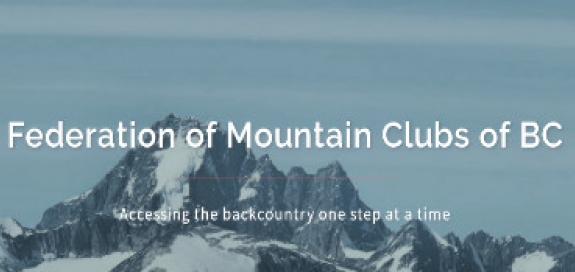 Federation of Mountain Clubs of BC Banner
